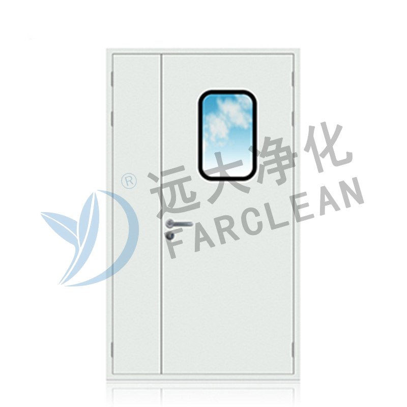 /product/handmade-steel-cleanroom-door/handmade-steel-cleanroom-unequal-double-door.html