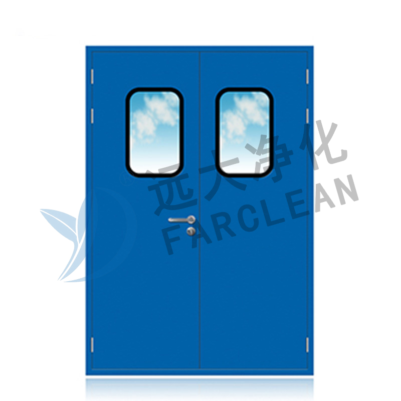 Handmade Steel Cleanroom Double Door