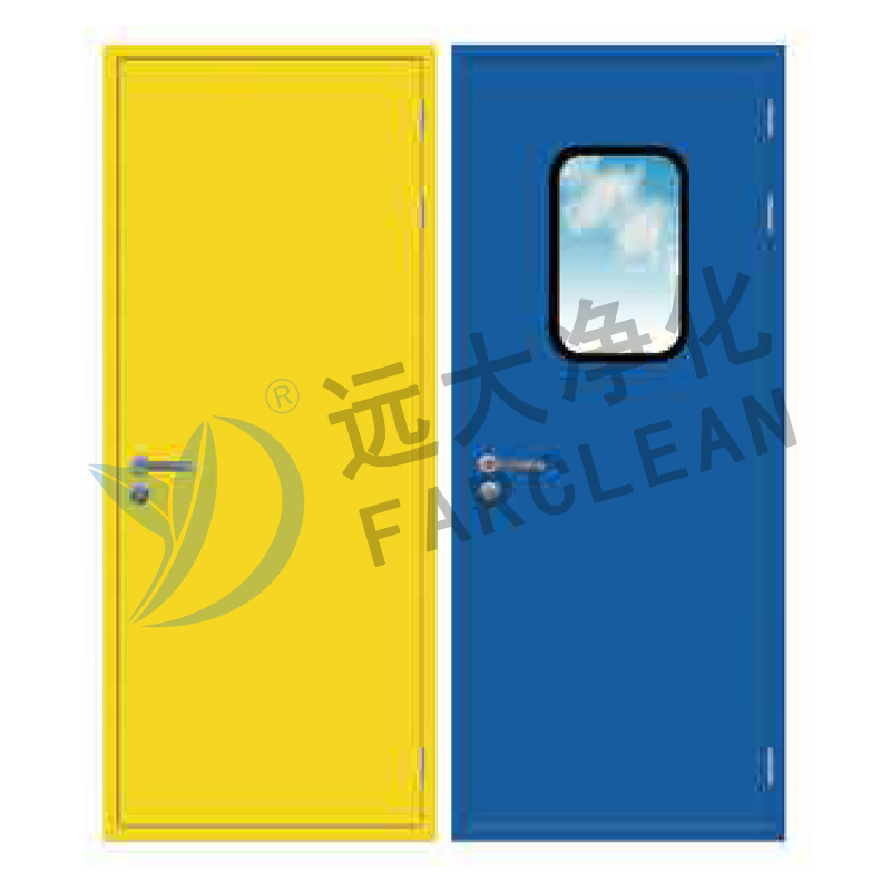Machine-Made Steel Cleanroom Single Door